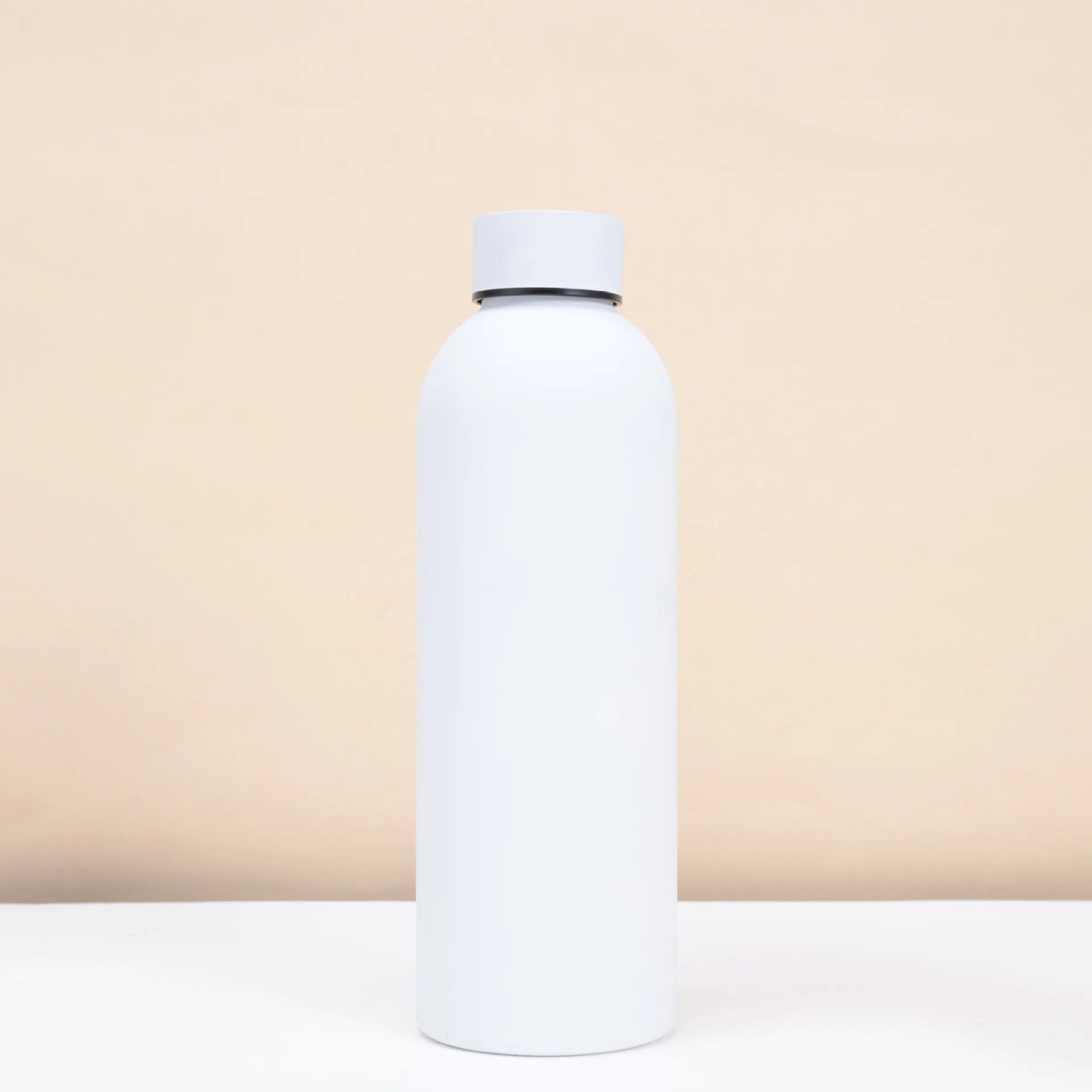 500ml Insulated Bottle Solid Color 304 Stainless Steel Jug with Lid Large Capacity Ice Coffee Cup Portable for Driving Travel