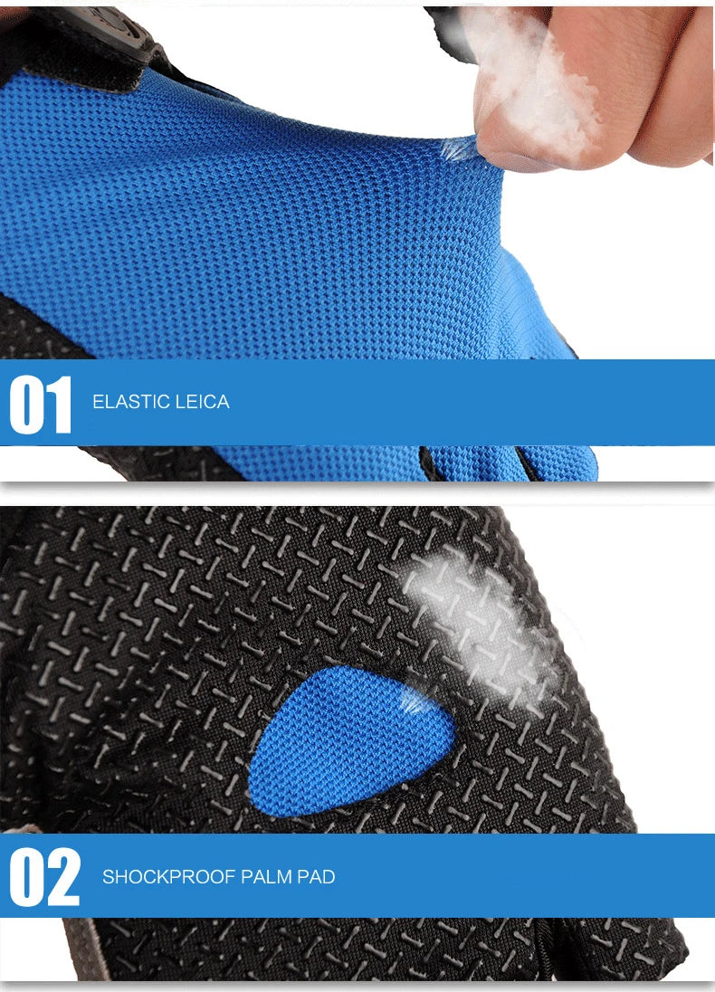 Guantes Ciclismo y Pesca Sin Dedos – Transpirables Antideslizantes Unisex