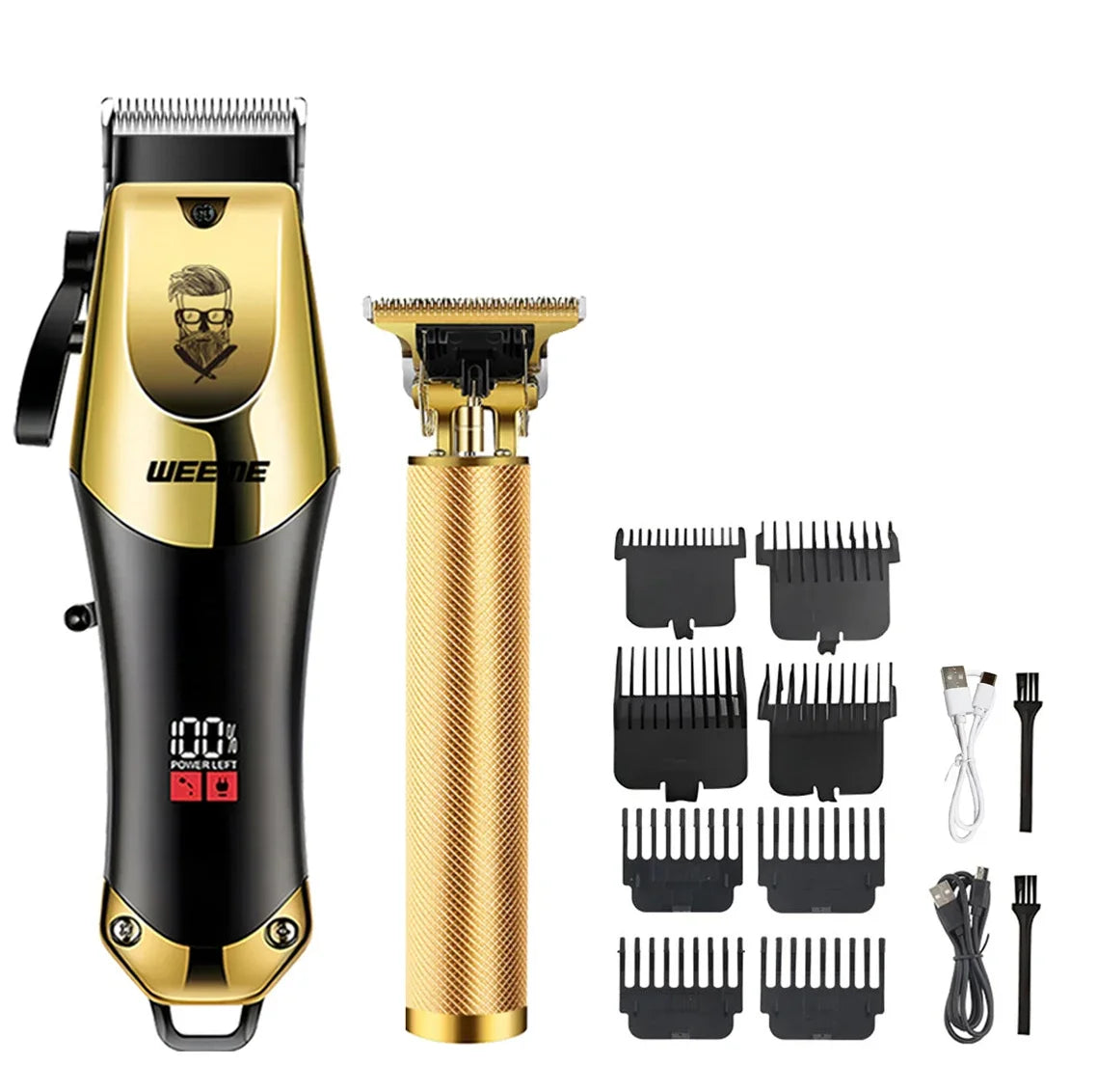 2026 Hair Cutting Machine Electric Vintage Hair Clipper Cordless Shaver Barber USB Fast Charging Hair Trimmer For Hairdresse