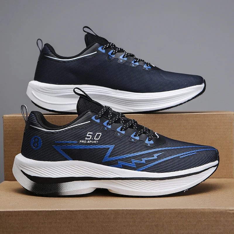 Zapatillas Running Placa de Carbono – Amortiguación Antideslizante Unisex