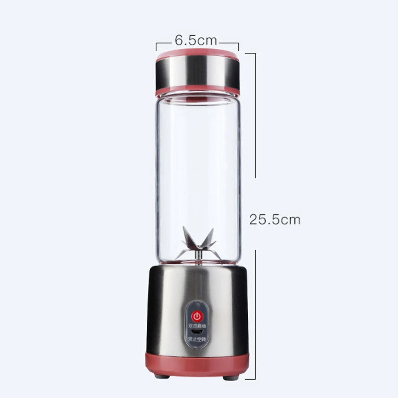 USB Rechargeable Electric Juicer Blender Fruit Mixers Juicers Fruit Extractors Food Milkshake Multifunction Juice Maker Machine