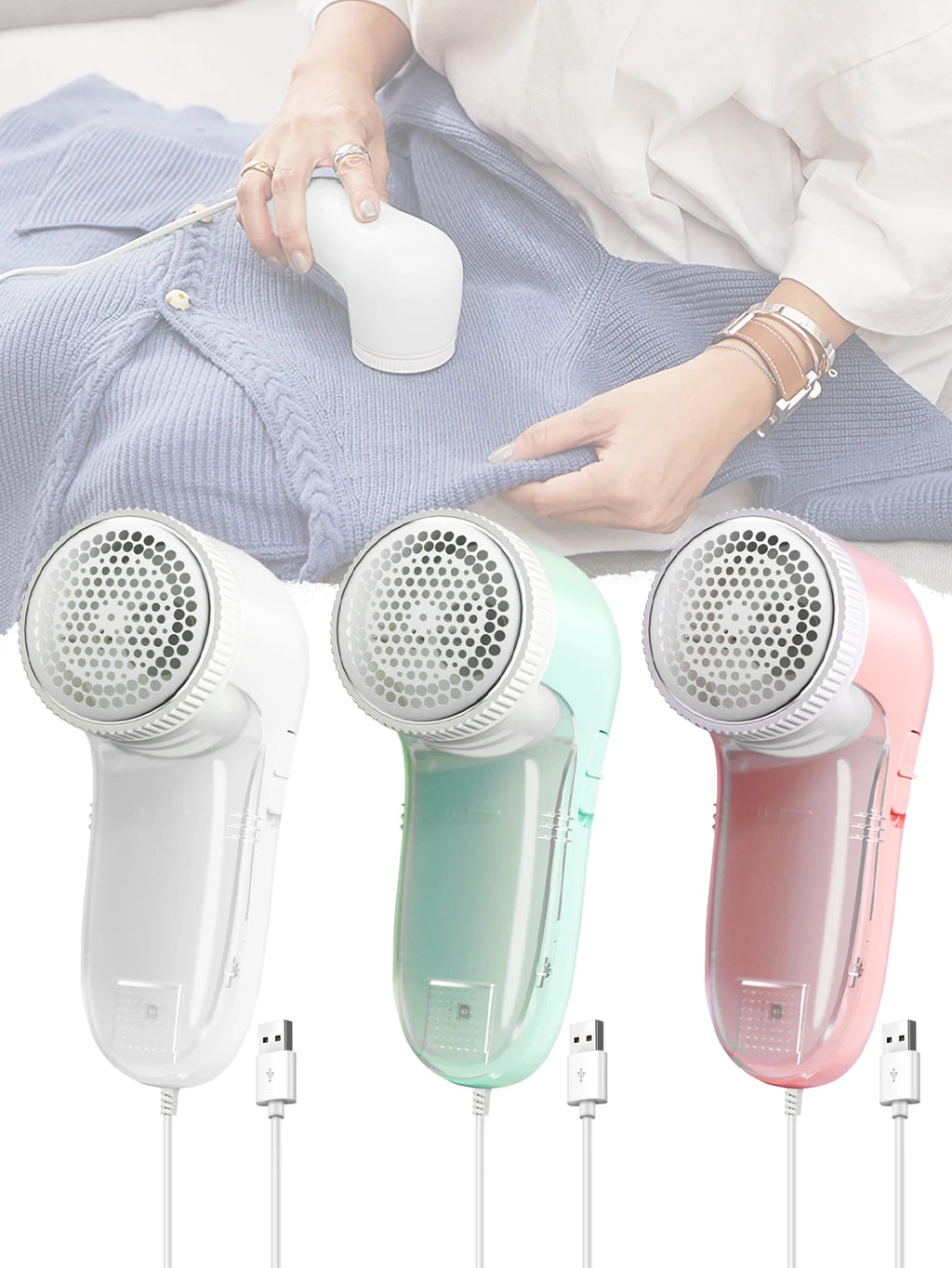 Electric Household Clothes Shaver Fabric Lint Remover Fuzz Electric Fluff Portable Brush Blade Professional Lint Remover Trimmer