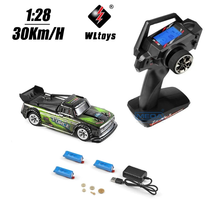 30KM/H RC Wltoys 1:28 RTR RC Car 2.4G 4WD 4 Channels Drift Car Racing Car K969/K989 For Selection Remote Control Car