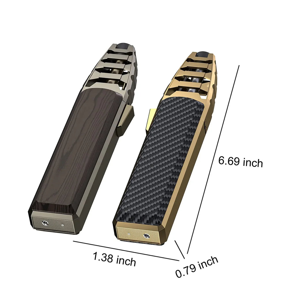 JOBON Kitchen BBQ  Cigar Big Jet Flame Turbo Torch Fire Lock Adjust Refill Lighter Without Butane Gas