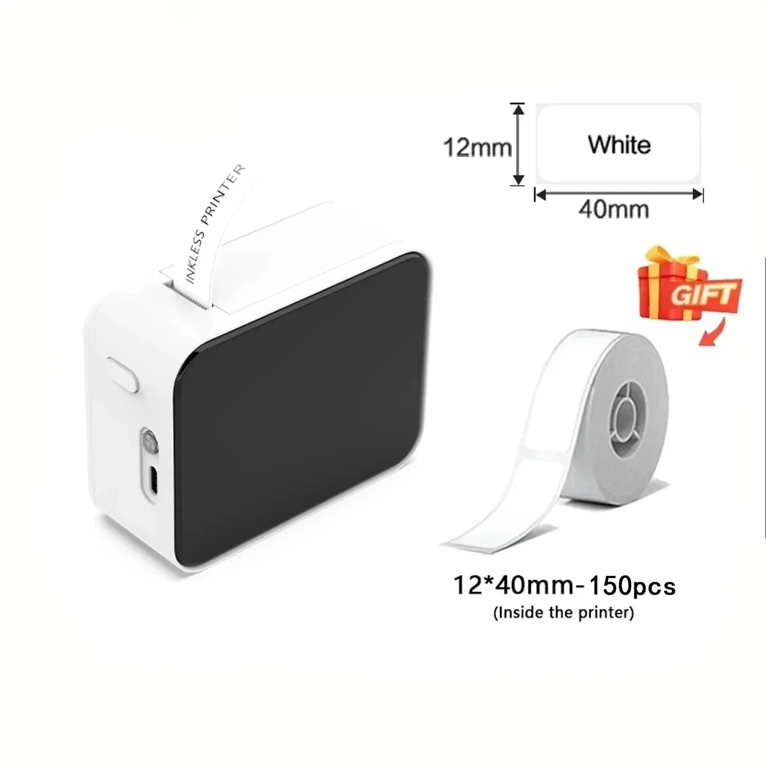 MarkLife P15 Thermal Label Printer Mini Portable Wireless Bluetooth-compatible Labeling Sticker Machine for Home Office