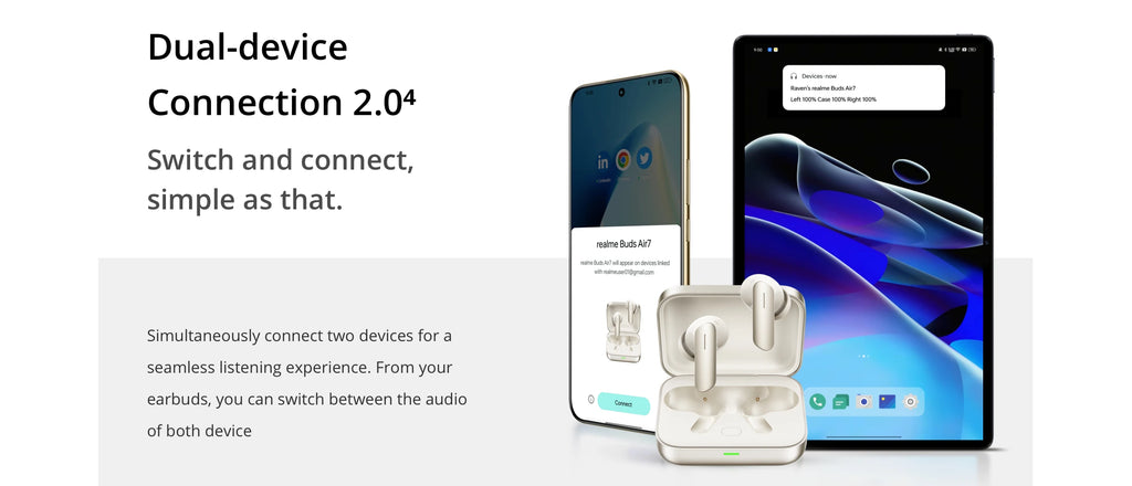 Global Version realme Buds Air 8 55dB Ultra Depth Noise Cancellation True Wireless Earphone Bluetooth 5.4 Earbuds LHDC 5.0 IP55