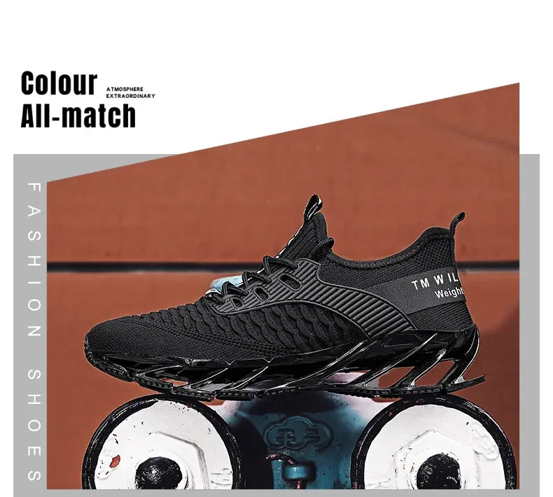 Men Shoes Fashion Mesh Breathable High-quality Sneakers Platform Soft Sole Casual Trend Versatile Running Shoes Tenis Masculino