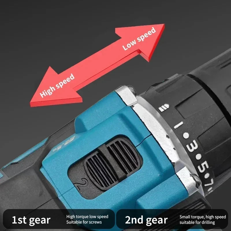 Makita 18V LXT® Lithium-Ion DDF487 13mm Compact Brushless Cordless 1/2" Hammer Driver-Drill High Torque Electric Screwdriver