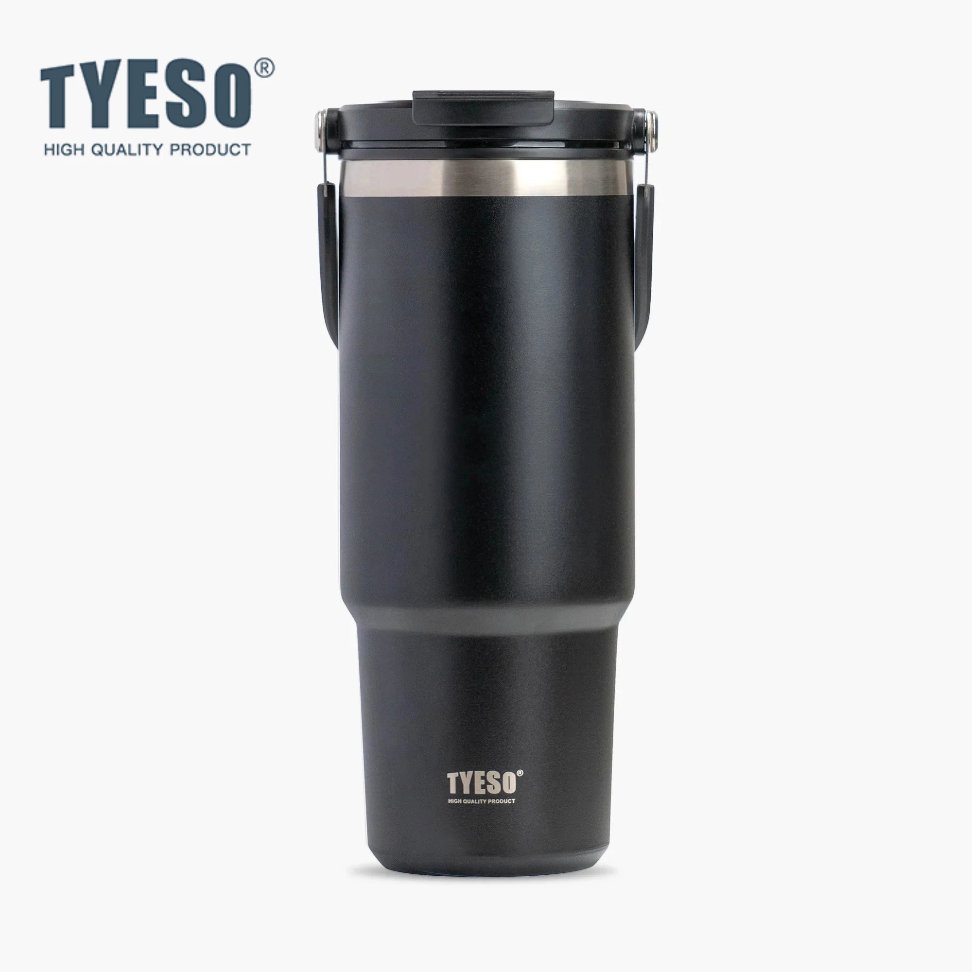 Tyeso 900ML Travel Mug Stainless Steel Coffee Cup Cold Hot Double-layer Insulated Cup Tumbler Thermo Water Bottle Car Vacuum Cup