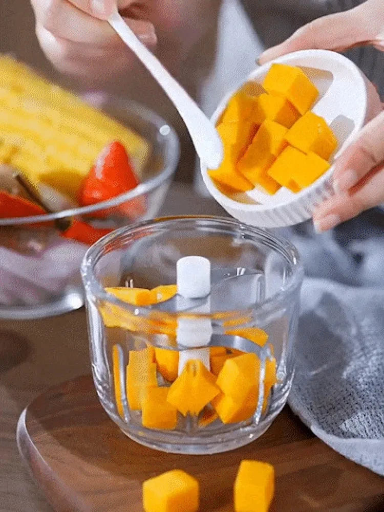 Electric Garlic Masher, Meat Grinder, 260ML Rechargeable Onion, Vegetable, Chili Grinder, Kitchen Blender