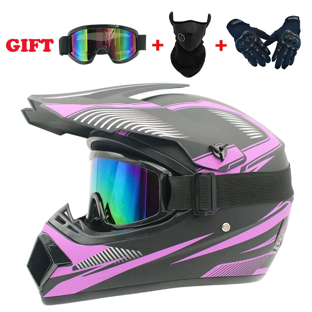 Casco Integral Moto Todoterreno | Downhill y Cross - ¡Incluye 3 Regalos!