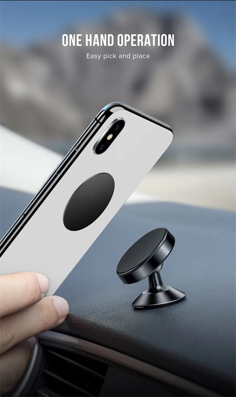 Universal Magnetic Car Phone Holder Magnet Mount Mobile Cell Phone Stand Dashboard Phone Holder GPS Support For iPhone Samsung