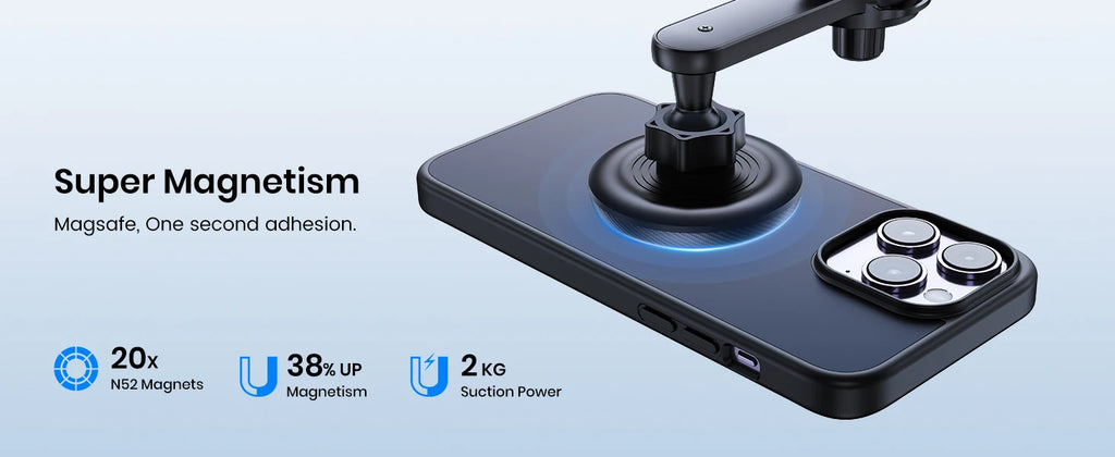 TOPK Magnetic Phone Holder Car Magnetic Car Phone Holder Mag-Safe Car Mount Powerful Air Vent ABS Stand For Smartphones