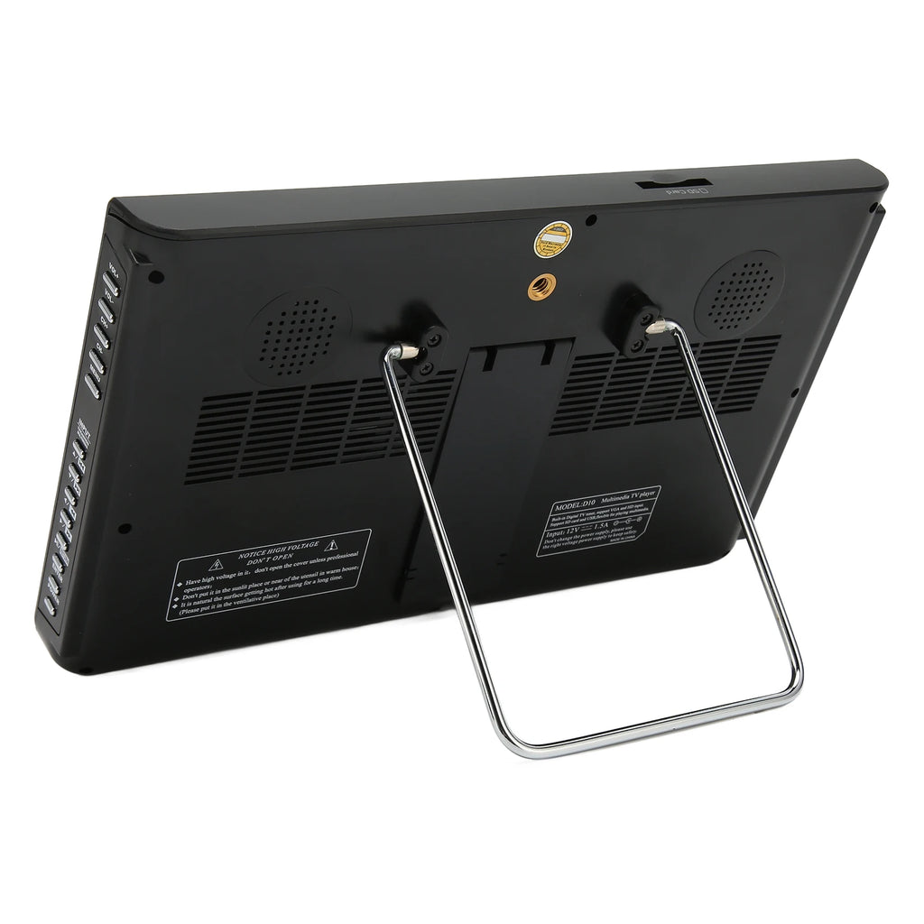 Portable TV 10 Inch High Sensitivity Tuner Rechargeable ATSC Digital TV for Car Outdoor Portable TV Rechargeable ATSC Digital TV