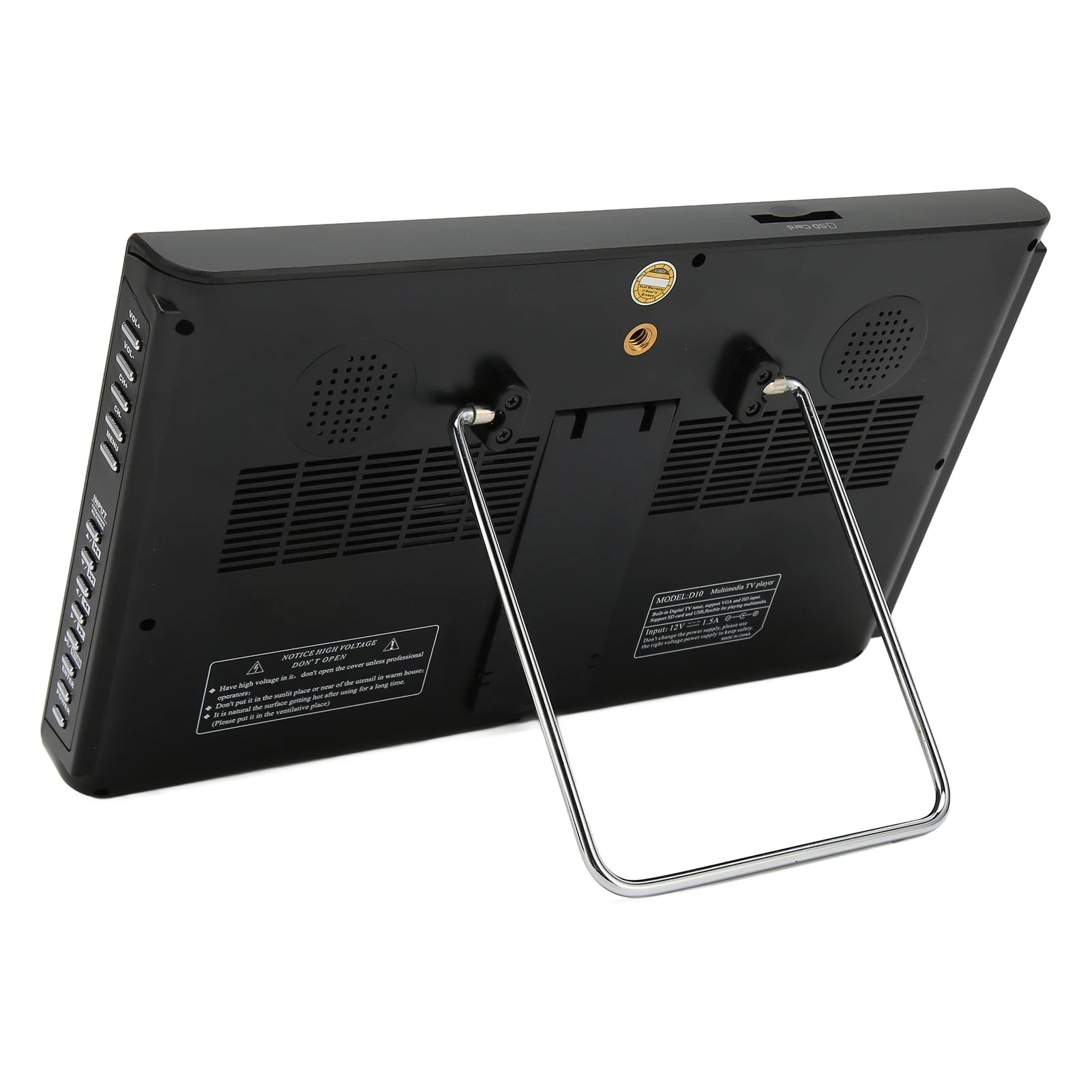 Portable TV 10 Inch High Sensitivity Tuner Rechargeable ATSC Digital TV for Car Outdoor Portable TV Rechargeable ATSC Digital TV