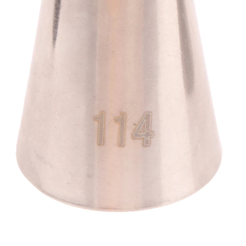 {Summer2} #112 #113 #114 #115 Leaf Shape Piping Nozzle 4 Pcs Set Pastry Icing Tips For Cake Cream Decorating Baking DIY