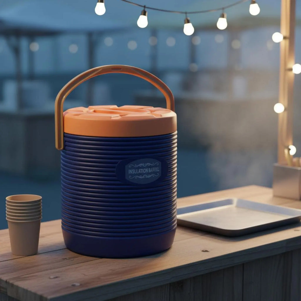 Stainless Steel Insulated Container Long-Lasting & Sturdy Large Capacity Thermal Jug Insulated Beverage Dispenser Leak-Resistant