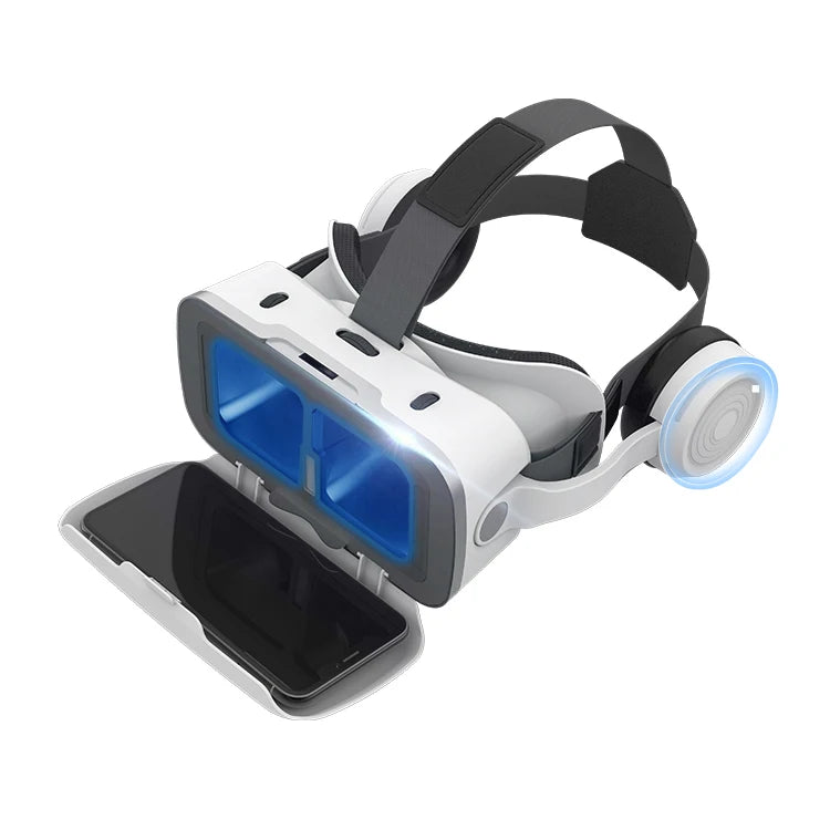 Virtual Reality VR Glasses 3D Headset Devices Viar Helmet Goggles Lenses Smart For Smartphones Phone Mobile Realidade Headphone