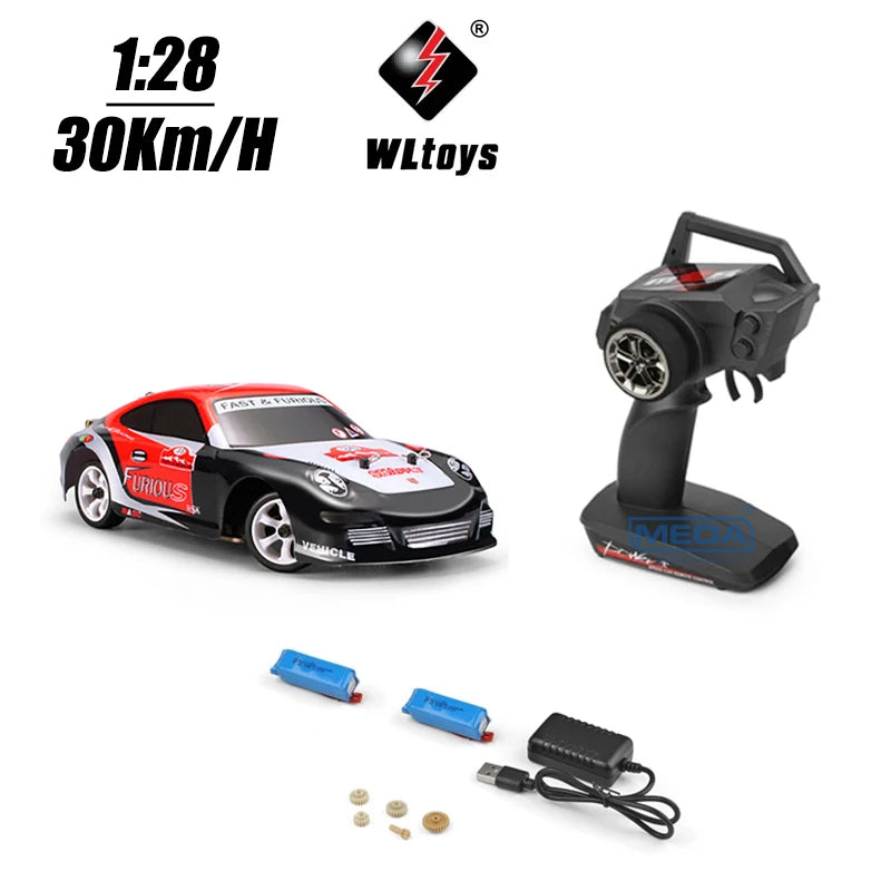 30KM/H RC Wltoys 1:28 RTR RC Car 2.4G 4WD 4 Channels Drift Car Racing Car K969/K989 For Selection Remote Control Car
