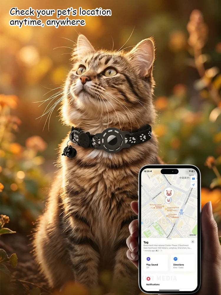 Dual System Pet GPS Tracker Collar IOS Android Universal Anti-Lost Locator Fast Find Dog Cat