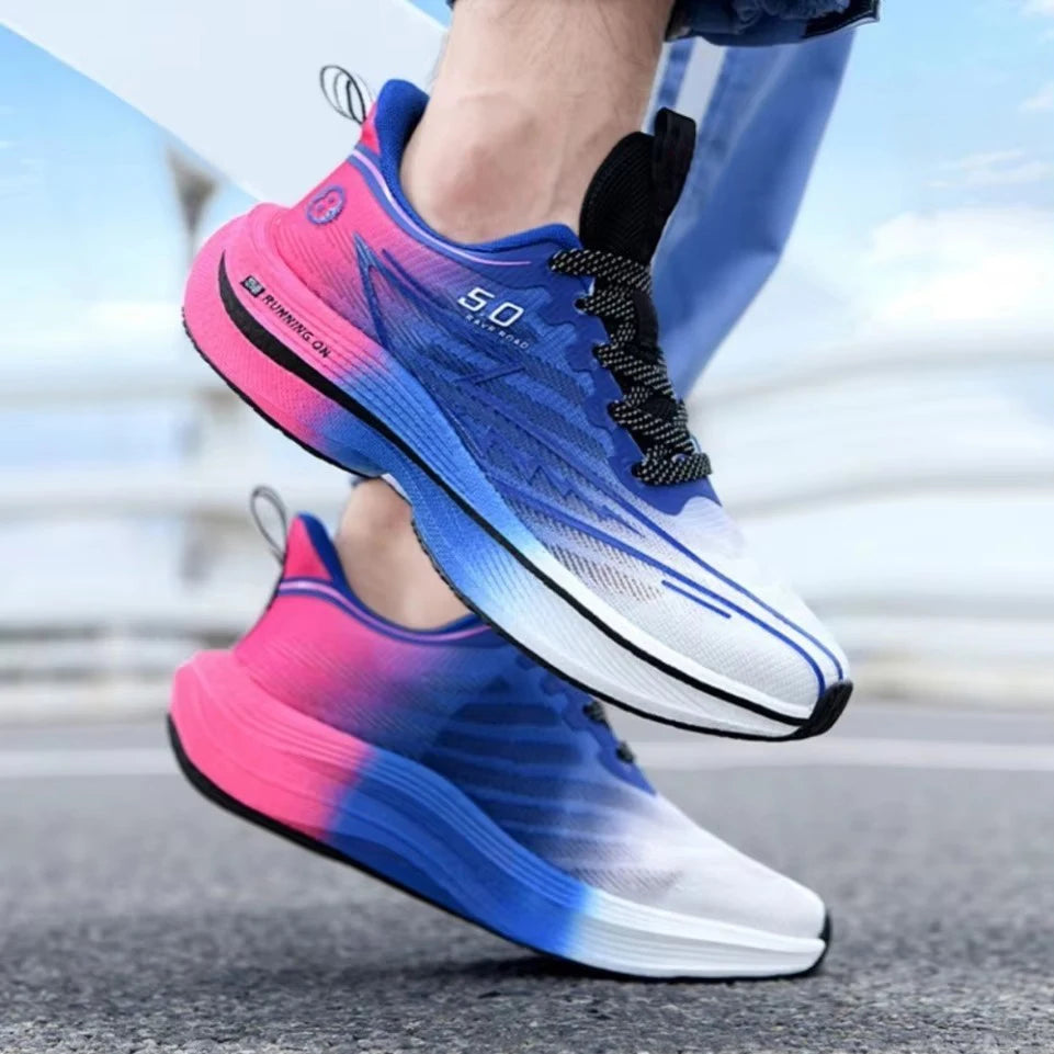 Zapatillas Running Placa de Carbono – Amortiguación Antideslizante Unisex