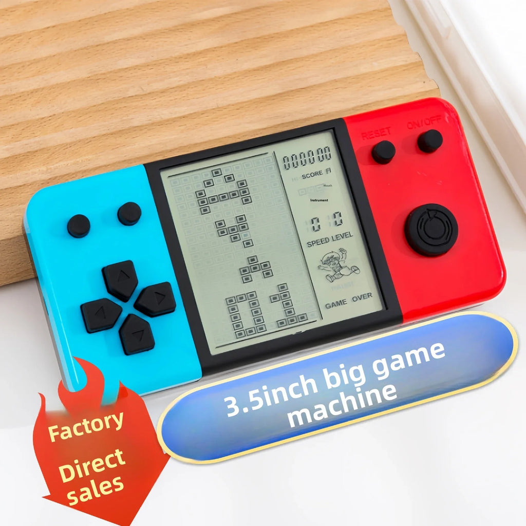 3.5 Inch Large Screen Tetris Game Machine, 26 Classic Retro Games Portable Pocket Handheld Console, Ideal Christmas Holiday Gift