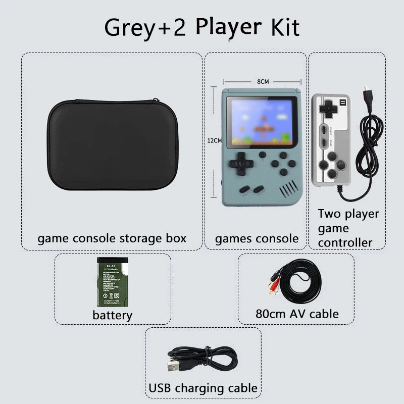 Built-in 500+ Classic Games Children's Handheld Game Players for Gameboy Output Emulator Charging Can Be Connected To The TV