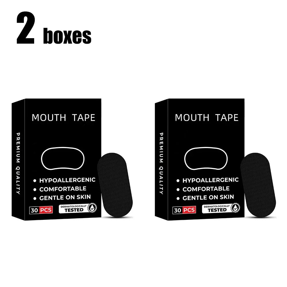 2 in 1 Anti-Snoring Nose Strips And Mouth Tape for Improved Nasal Expansion And Sleeping Snoring Relief
