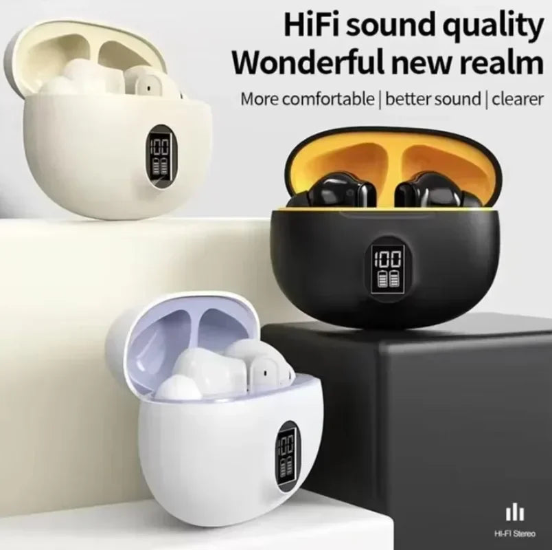 TWS Wireless Headphones Earphone Bluetooth-compatible 5.3 Waterproof Headset with Mic Earbuds For All Smartphones