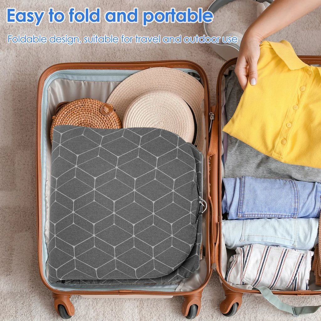 Hanging Ironing Board Portable Foldable Travel Clothes Steamer Board with Ironing Glove Hanging Steamer Pad for Travel and Home