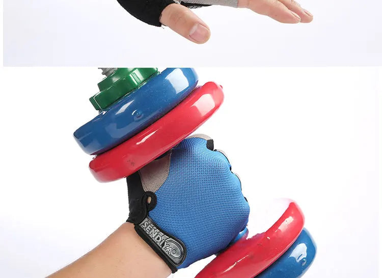 Guantes de Gym Sin Dedos – Fitness Ciclismo Antideslizante Unisex