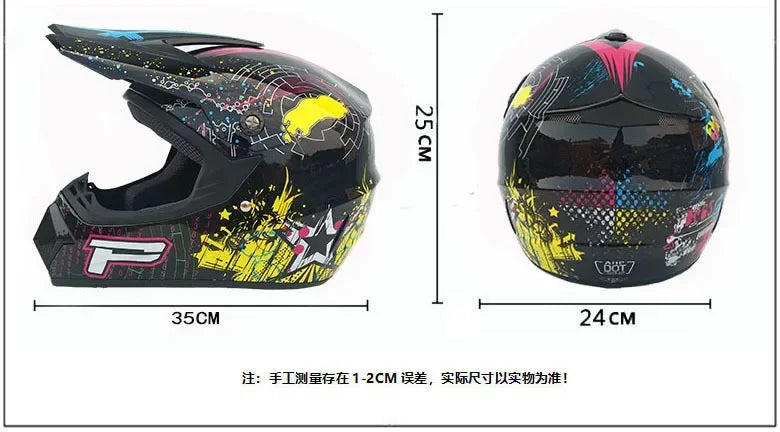 Casco Integral Moto Todoterreno | Downhill y Cross - ¡Incluye 3 Regalos!