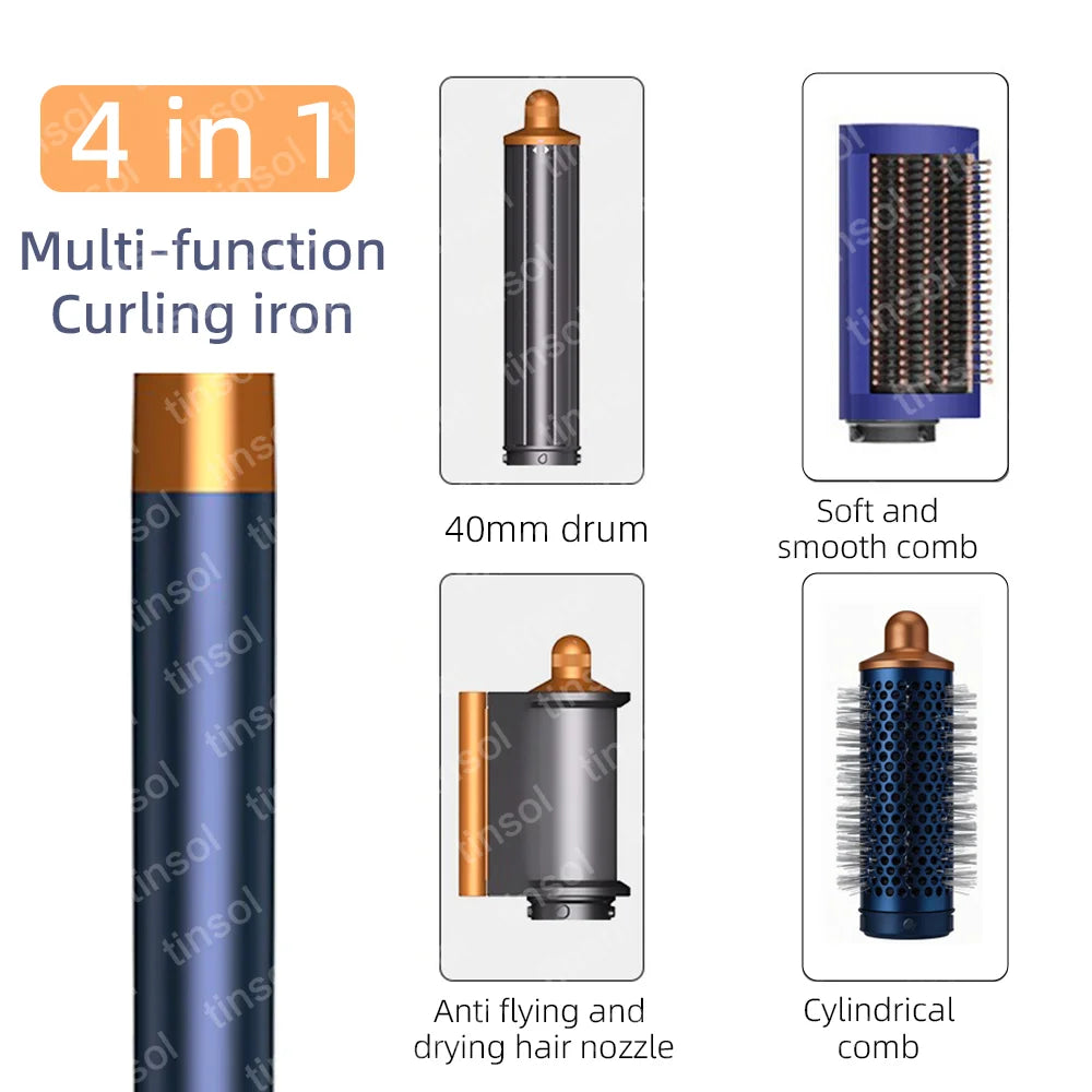 TINSOL 7-in-1 Air Styling Hair Dryer, 110,000 RPM High-Speed Hair Care, Ionic Hair Dryer, Automatic Curling Set