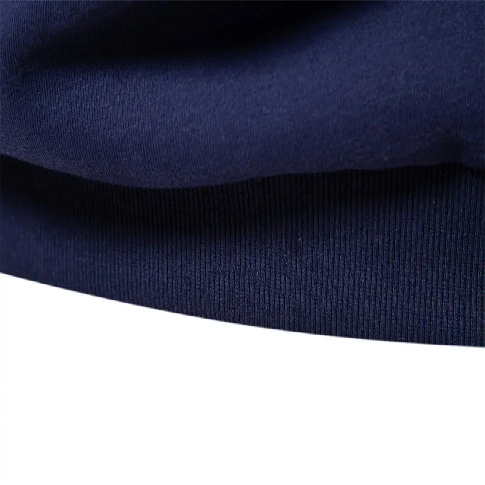 Men's Autumn Long-Sleeved POLO Collar European Size Sweater - Trendy, High-Quality, Casual, Versatile and Loose-Fit Top