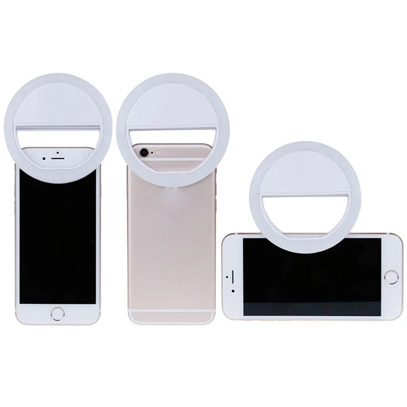 LED Selfie Ring Light Universal Selfie Light Portable Mobile Phone 36 Leds Fill Lamp For IPhone Samsung Laptops Live Video Lamp