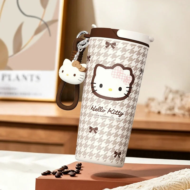 X&W Hello Kitty Insulated Cup Leak Proof 530-700ml with Pendant and Carrying Rope To Keep Office/Home Beverages Hot and Cold