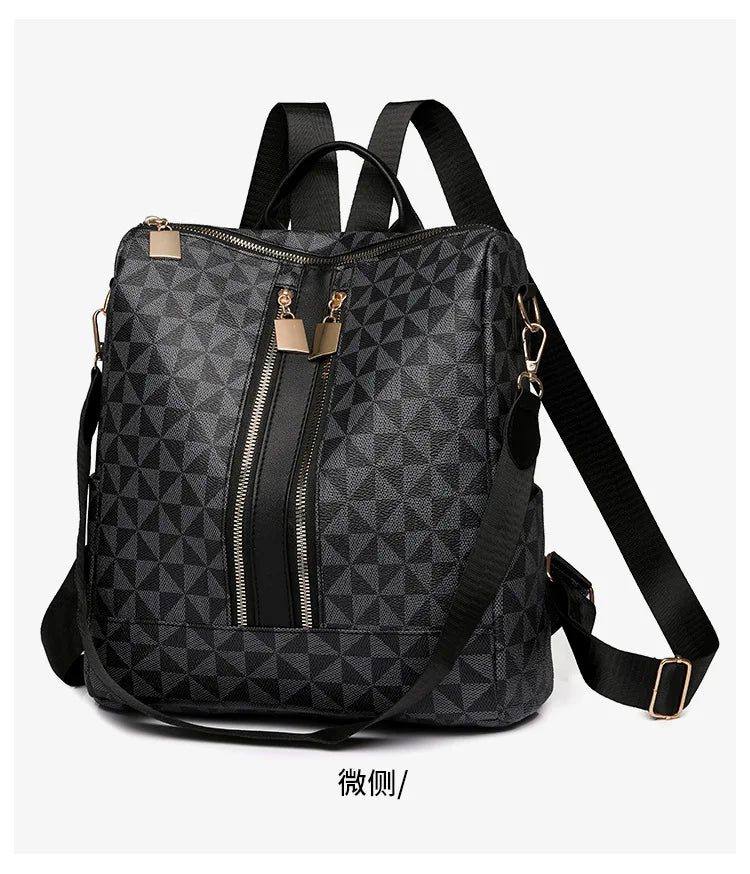 New 2026 large-capacity backpack, trendy European and American style shoulder bag, mother-daughter backpack, casual travel bag