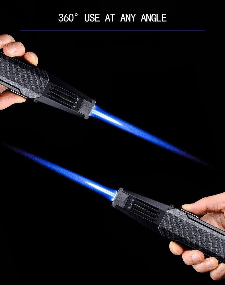 JOBON Kitchen BBQ  Cigar Big Jet Flame Turbo Torch Fire Lock Adjust Refill Lighter Without Butane Gas