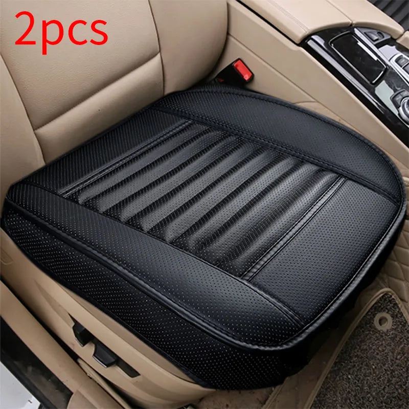 SEAMETAL PU Leather Car Seat Cover Four Seasons Car Seat Protector Pad Mat Automobiles Seat-Cover Cushion for Car Accessories