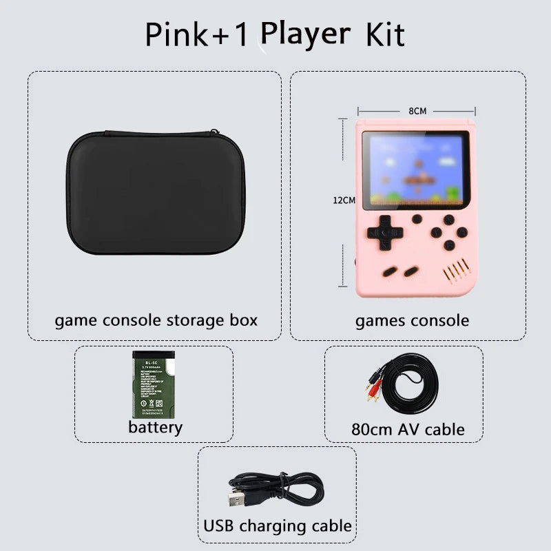 Built-in 500+ Classic Games Children's Handheld Game Players for Gameboy Output Emulator Charging Can Be Connected To The TV
