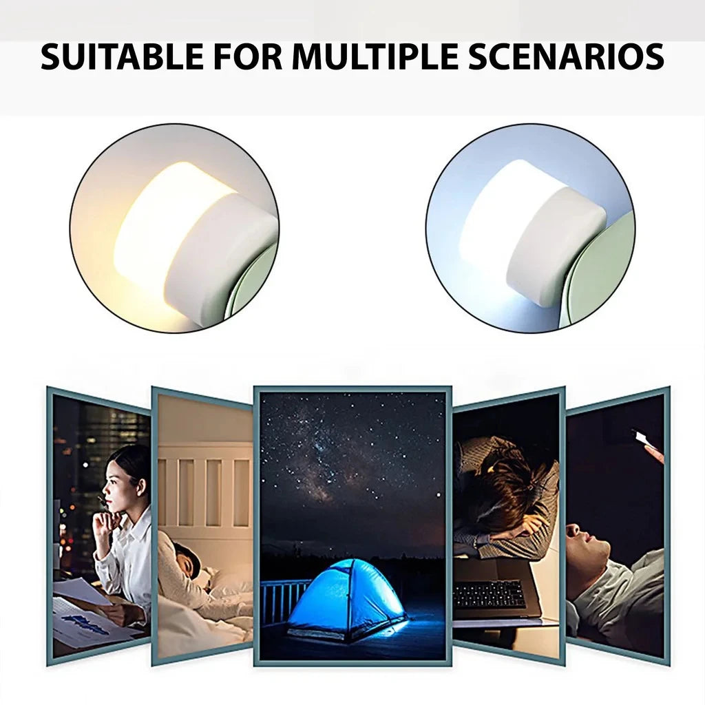 Luz LED USB Mini - Lámpara de Lectura Portátil