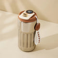 450ml Thermos Bottle Smart Display Temperature 316 Stainless Steel Vacuum Cup Office Coffee Cup Business Portable Thermal Mug