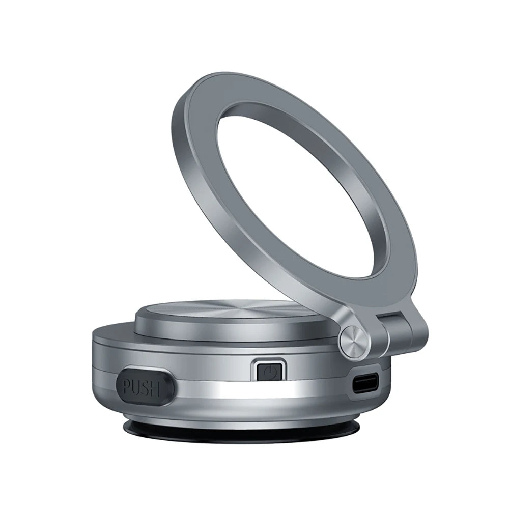 360°rotatable Car Magnetic Holder Intelligent Vacuum Adsorption Phone Stand Car Mount Windshield Magnetic Car Stable Bracket