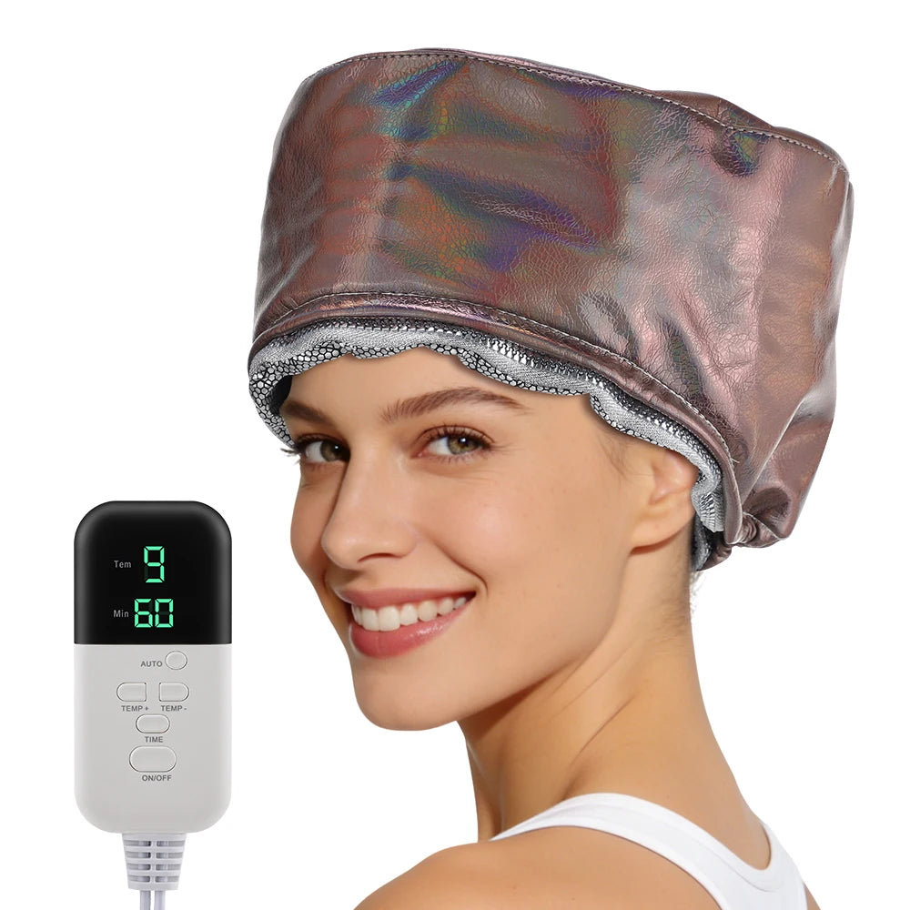 10 Levels Electric Hair Heating Cap Waterproof Hair Steamer Cap Thermal Treatment Hat SPA Nourishing Hair Styling Care