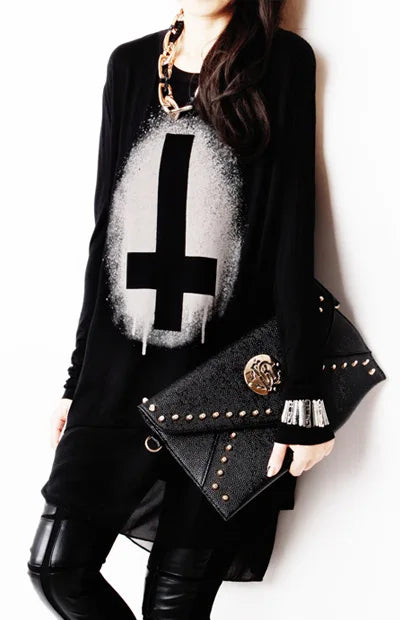 New Spring Autumn and Summer Long Sleeve Fashion Chiffon Plus Size XXXL Loose Irregular Women's Clothings  Female Blouses