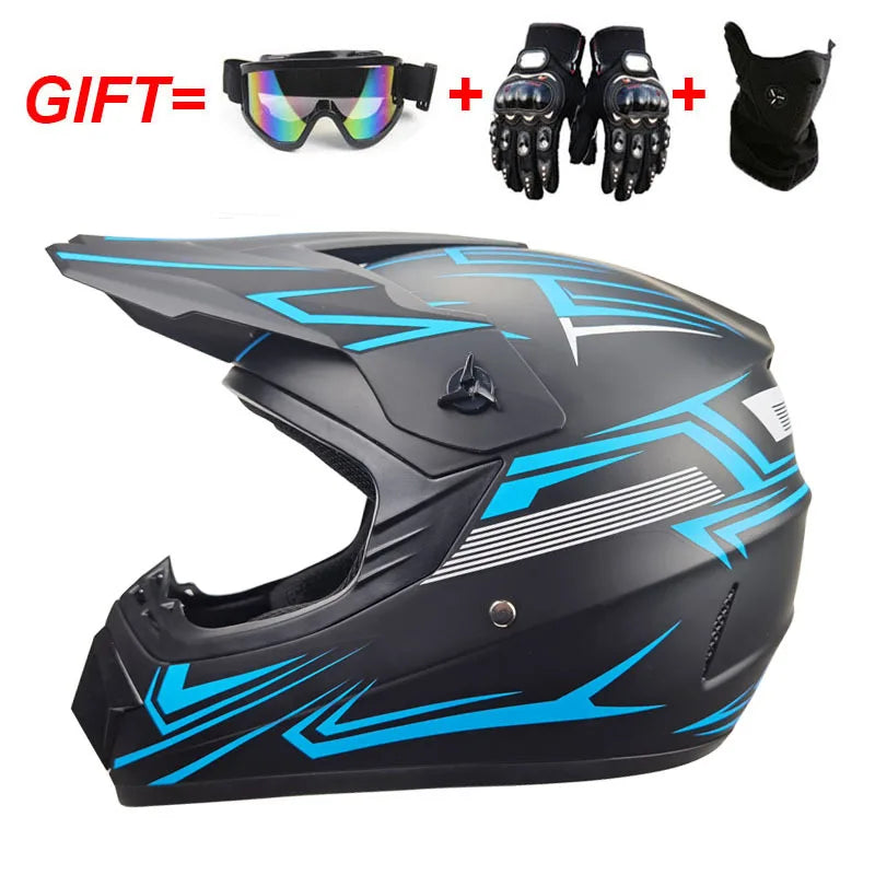 Casco Integral Moto Todoterreno | Downhill y Cross - ¡Incluye 3 Regalos!