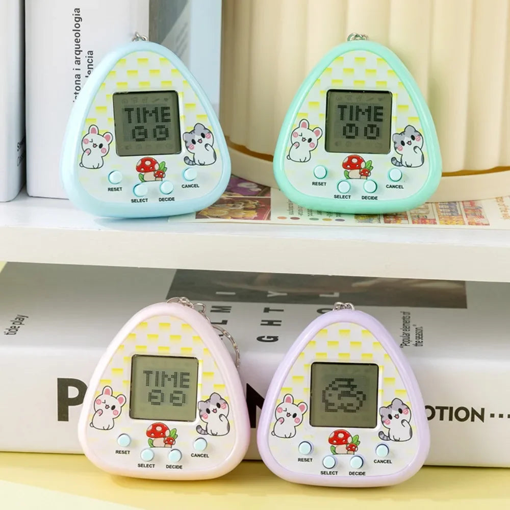 Multilingual Virtual Electronic Pet Tamagotchi Toy, Pixel Screen Digital Animal Game Machine, Kids Gift