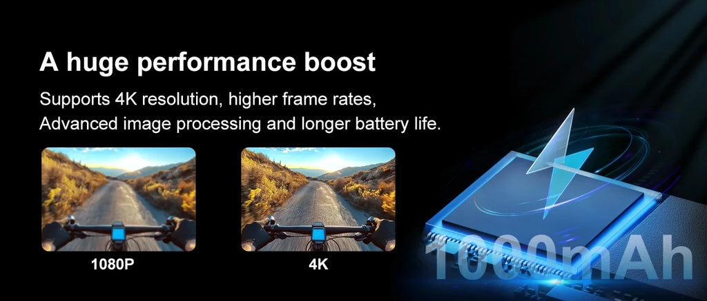 5K Mini Action Camera 4K 60FPS Anti Shake Touch Screen Waterproof Magnetic Pendant Body Cam Motorcycle Bike Outdoor Sport Record