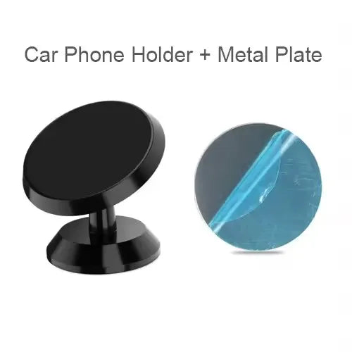 Magnetic Phone Car Holder Stand Universal Magnetic Mount Bracket Stick on Car Dashboard Wall for iPhone Samsung Xiaomi Huawei