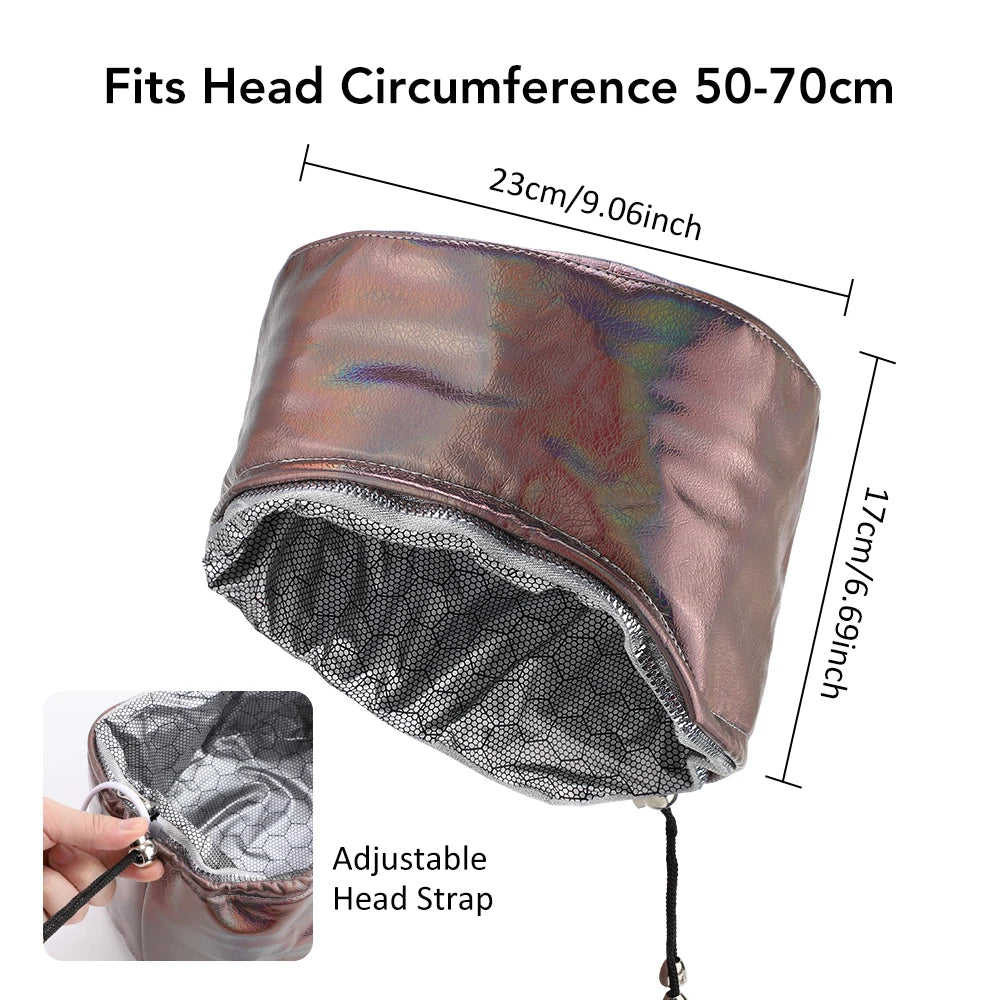 10 Levels Electric Hair Heating Cap Waterproof Hair Steamer Cap Thermal Treatment Hat SPA Nourishing Hair Styling Care